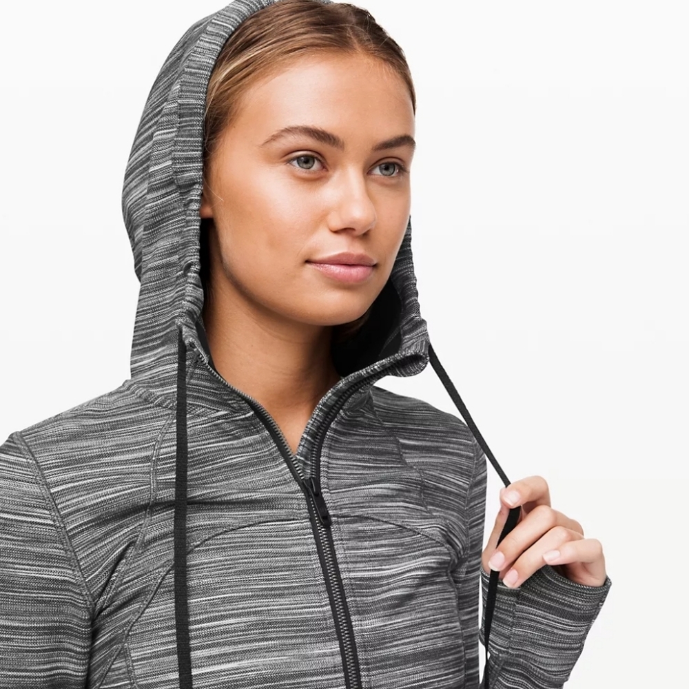 Lululemon Define Hooded Nulu Jacket HBLK/WHT/BLK 4 Nwt - Picture 11 of 13